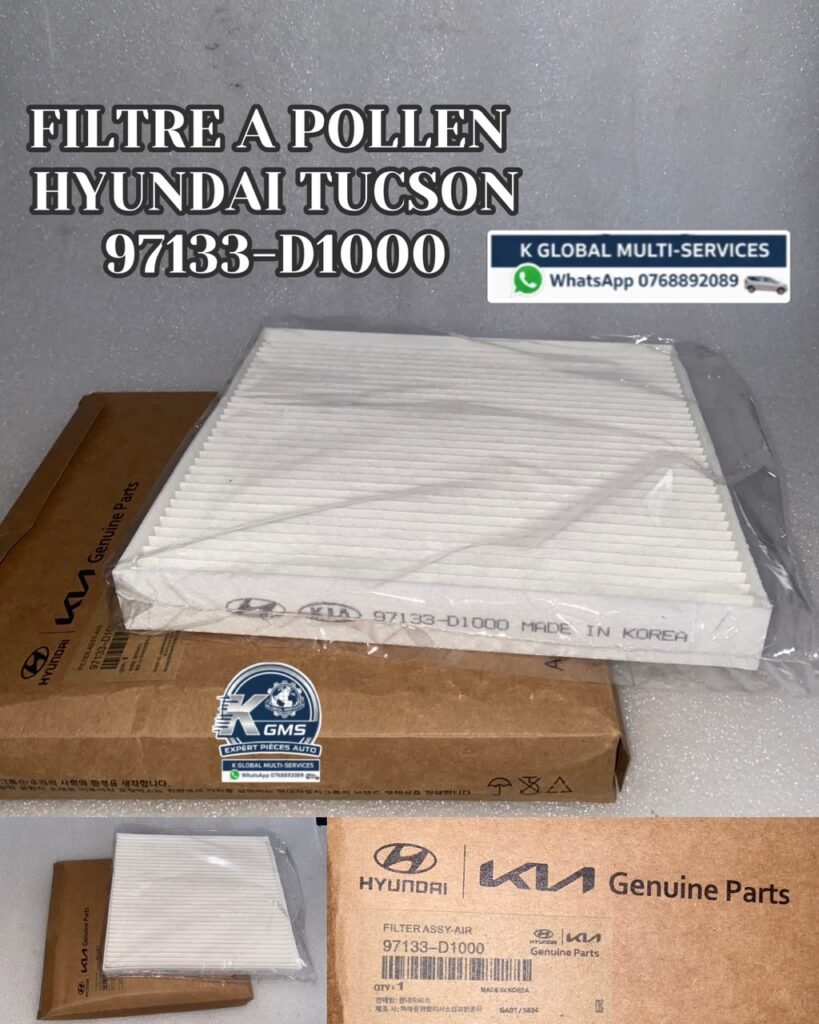 Filtre à pollen Hyundai/Kia – OEM 97133-D1000