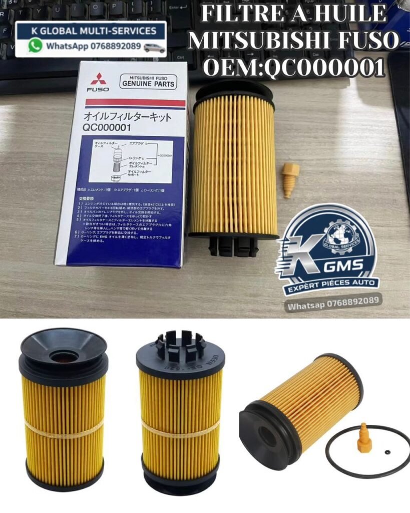Filtre à huile Mitsubishi/FUSO – OEM QC000001