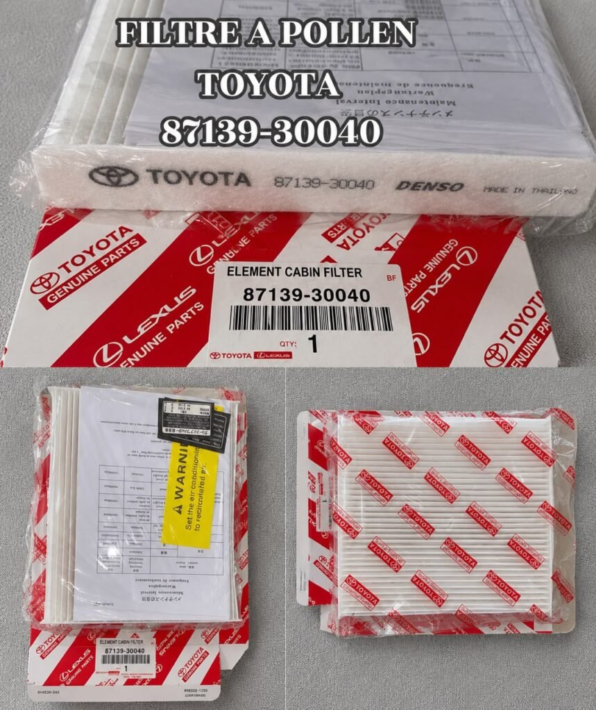 Filtre à pollen Toyota