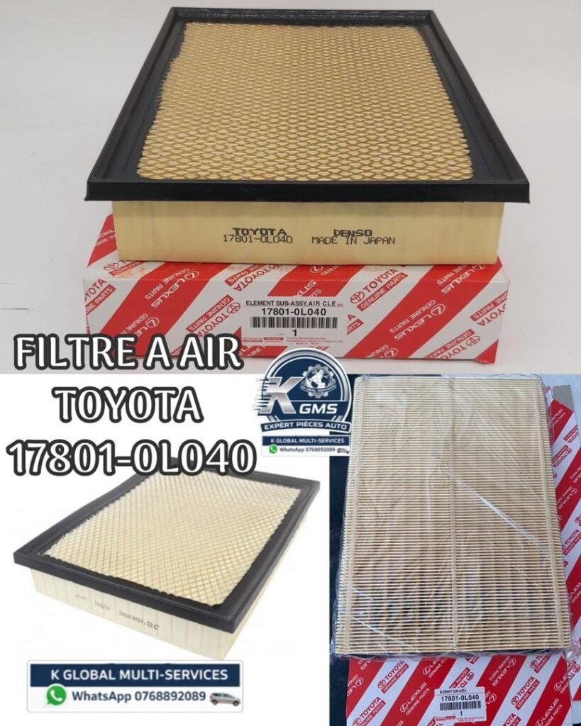 Filtre a air toyota oem:17801-OL040