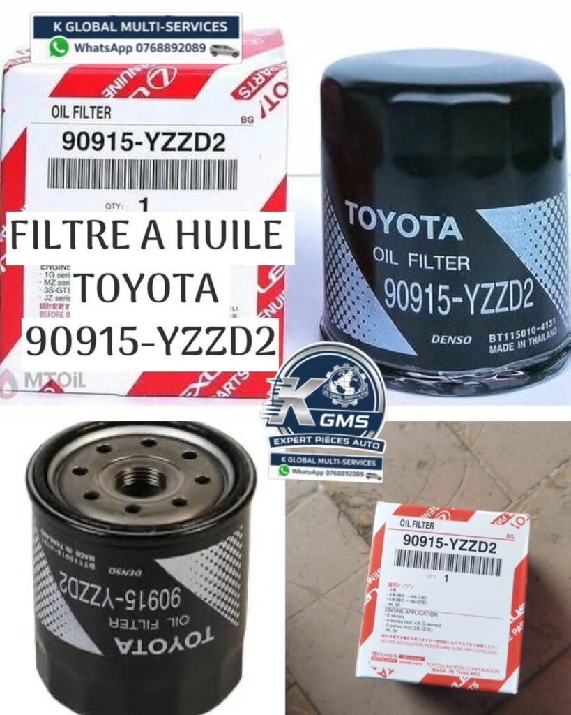 Filtre a huile Toyota oem:90915-YZZD2